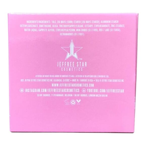 JEFFREE STAR COSMETICS NIB Artistry Single Eyeshadow GRAND PRISMATIC Bright Blue - Picture 4 of 7